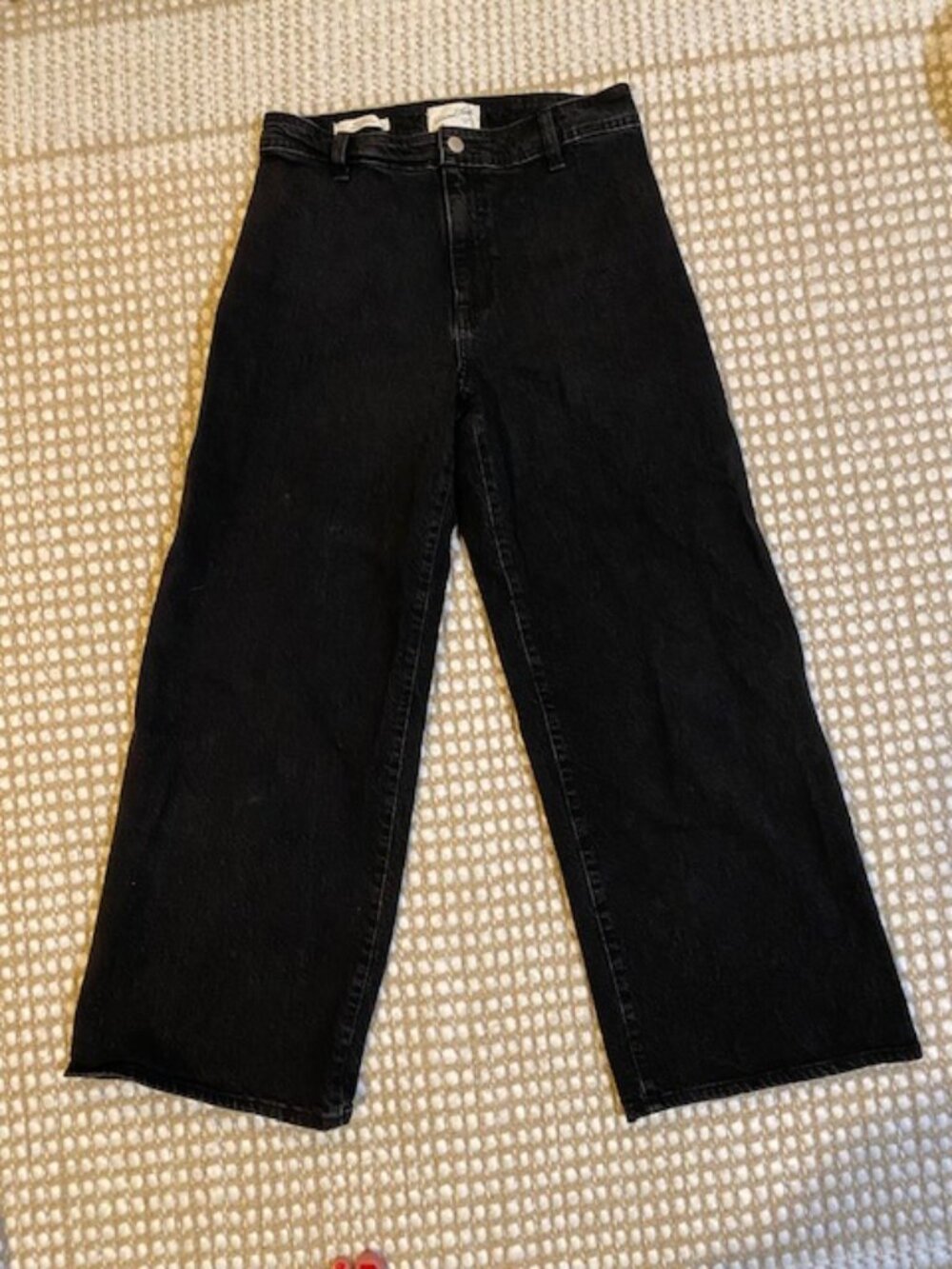Universal Thread Black Sailor Wide Leg Jeans | Size 6R